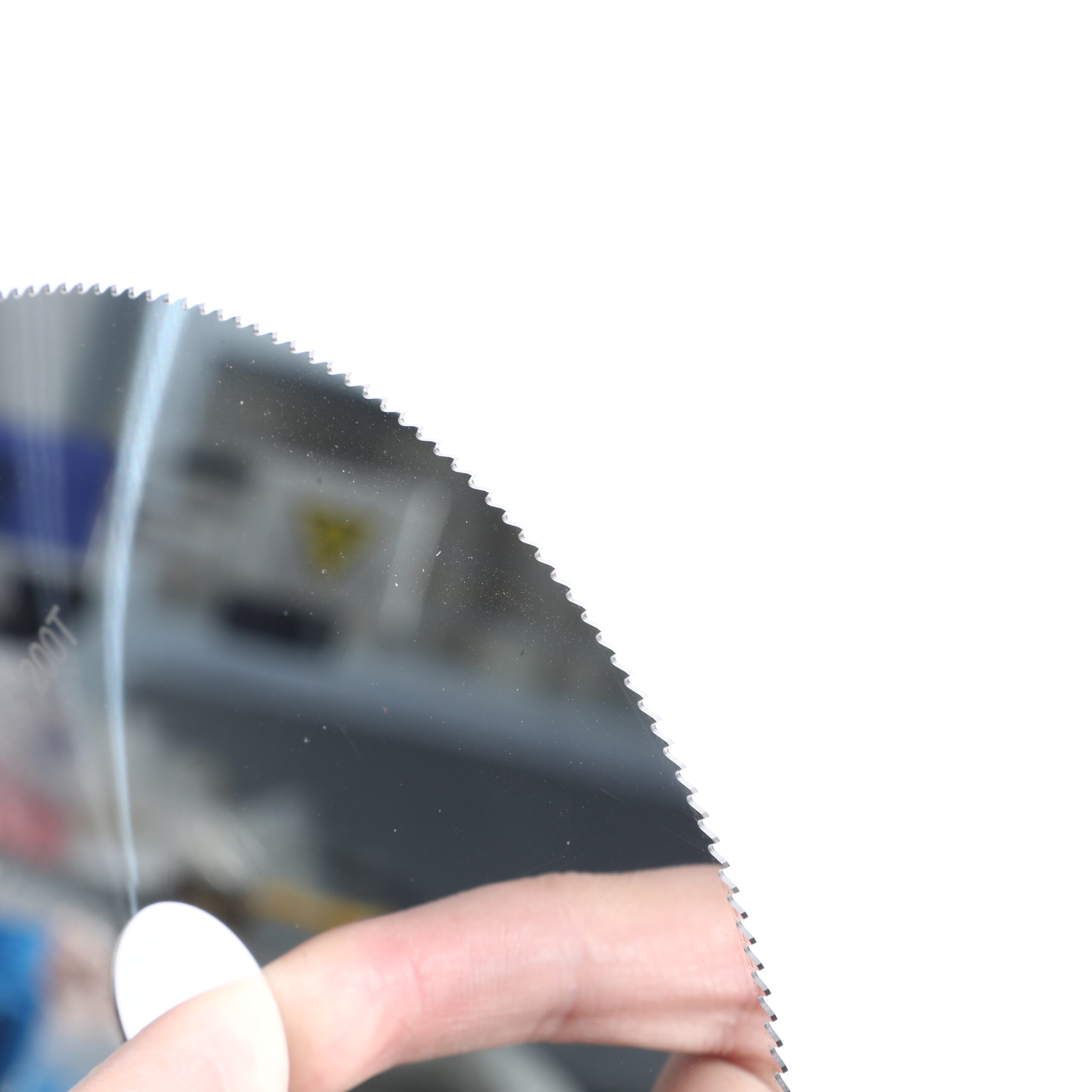 Saw blade mirror effect