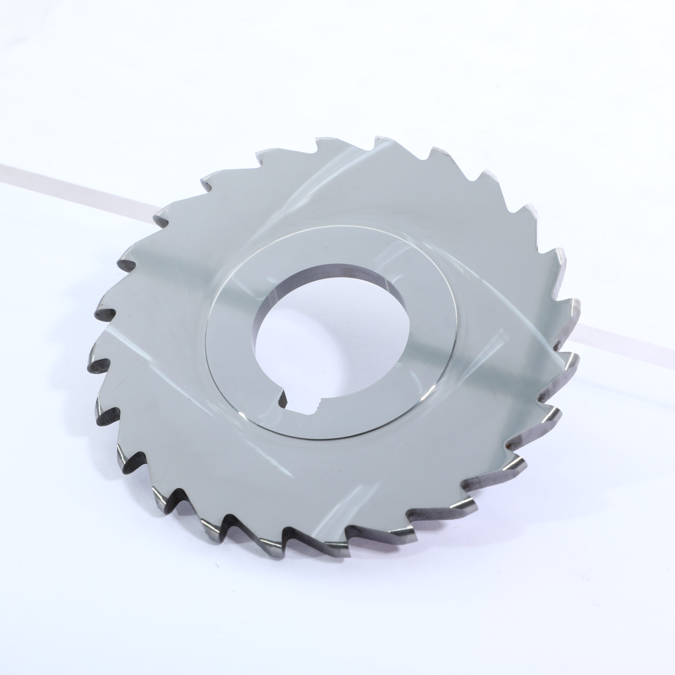 Solid carbide saw blade milling cutter (External R type)