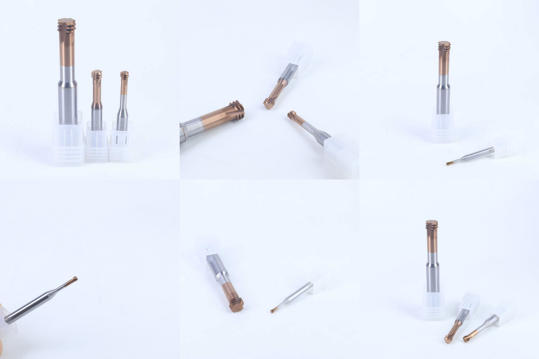 Three-tooth thread milling cutter