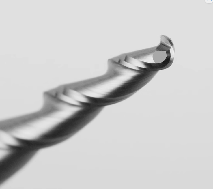 hrc55 tapered end mills