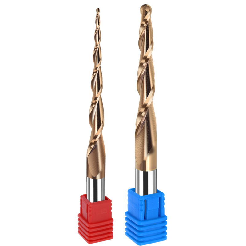 hrc55 tapered end mills
