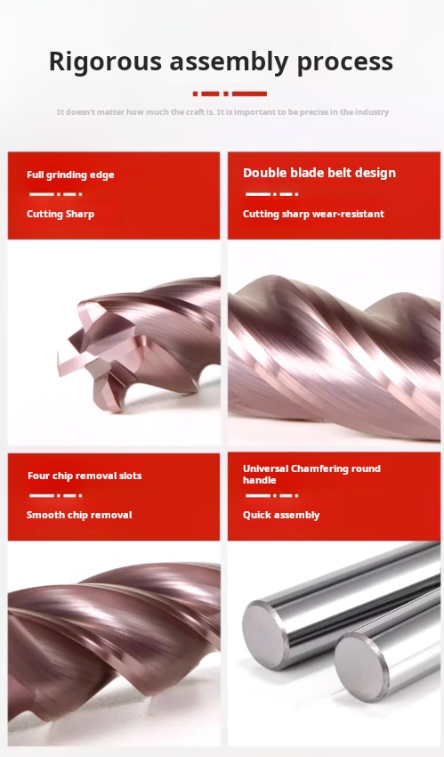 2 flute Round Nose endmill cutter