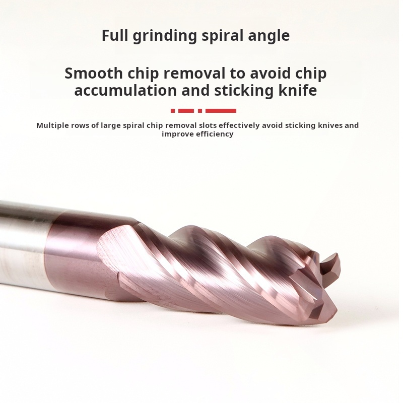 4 flute Round Nose milling Cutter